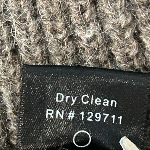 Jenni Kayne Women’s Merino wool/baby alpaca Blend Sweater, size L, V-neck, taupe - Picture 6 of 9